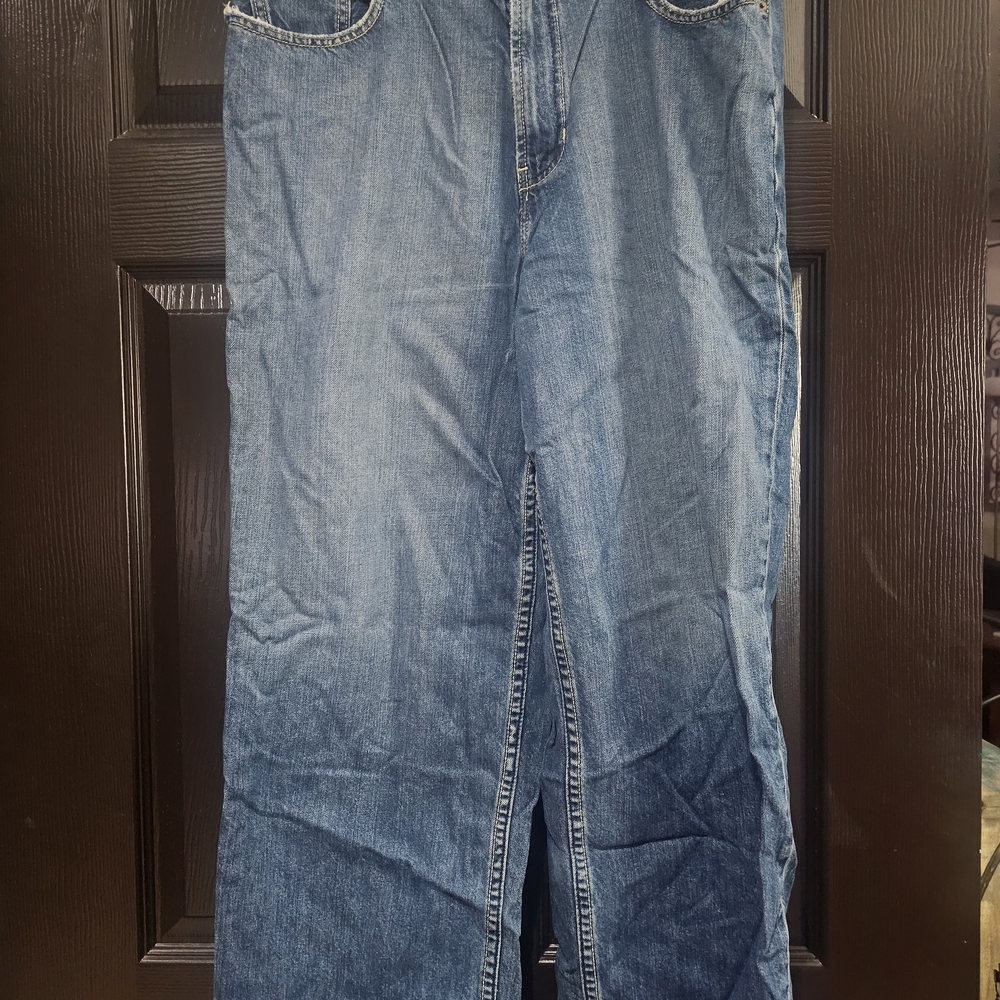 Old Navy Relaxed Fit Denim Jeans - Blue Wide-leg